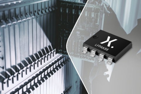Nexperia推出首款采用SMD銅夾片LFPAK88封裝的熱插拔專用MOSFET(ASFET)，管腳尺寸縮小60%